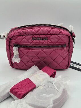MZ Wallace Mini Crosby Crossbody | Peony Pearl | New With Tags